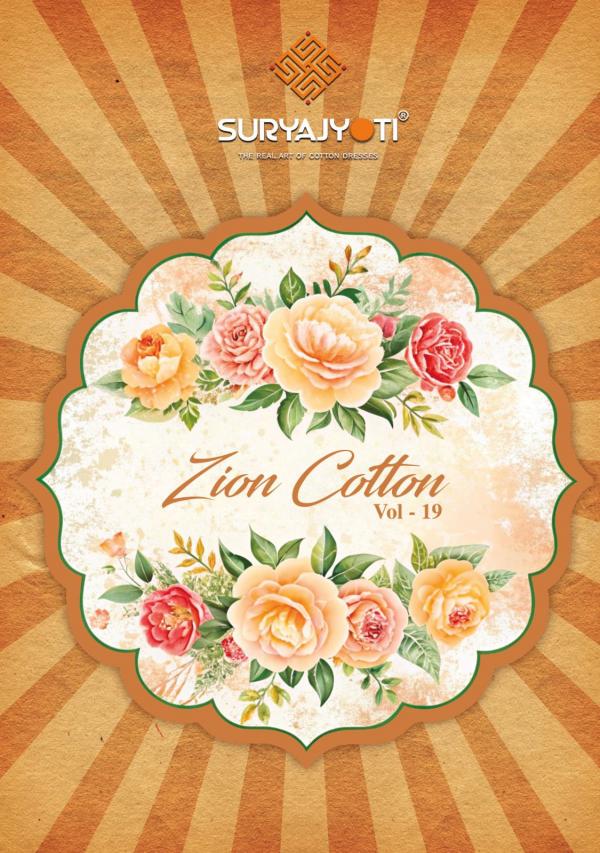 SuryaJyoti Zion Cotton Vol-19 – Dress Material